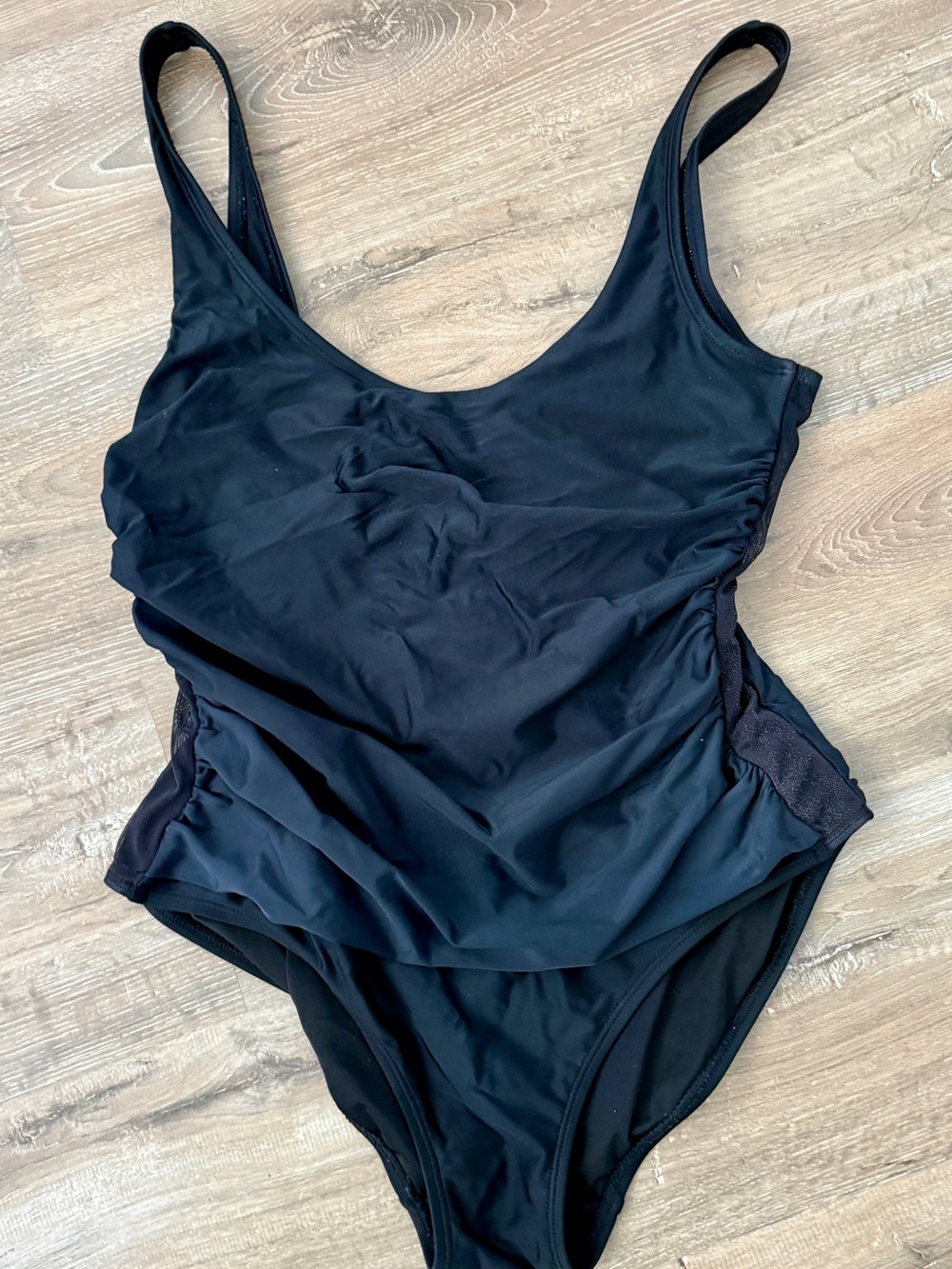 DKNY Black One-Piece Swimsuit, size 10